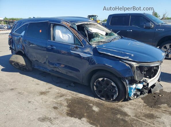 5XYRL4JC7RG278044 2024 KIA SORENTO Синий Передняя правая четверть