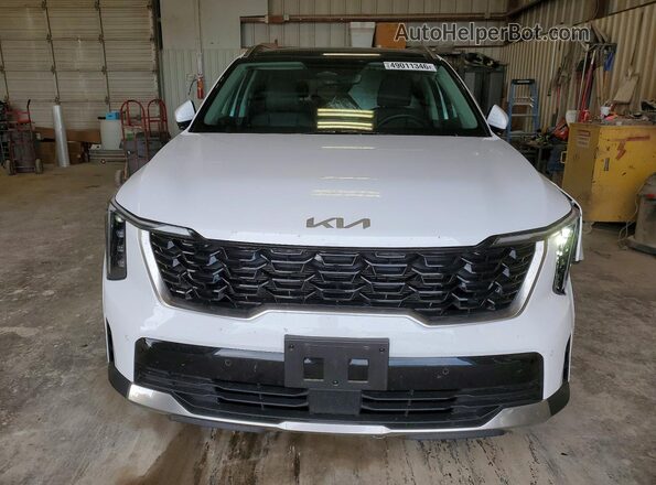 5XYRL4JC7SG361978 2025 KIA SORENTO White 