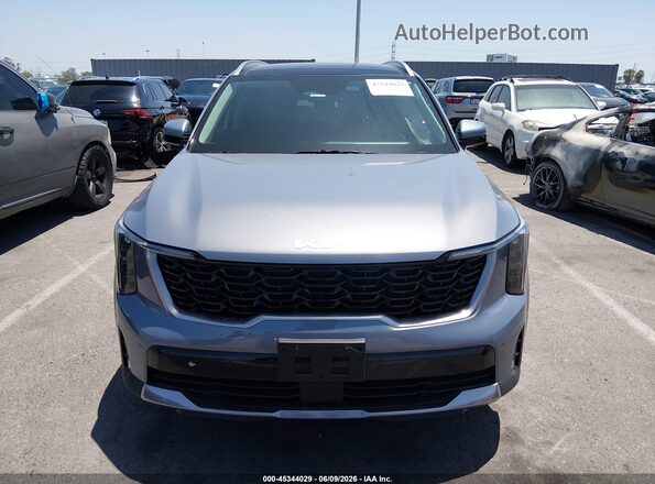 5XYRL4JC8RG287481 2024 KIA SORENTO Gray Вид щитка приладів