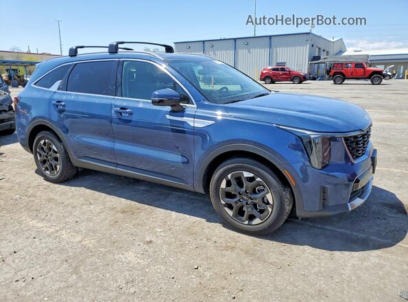 5XYRL4JC8SG365652 2025 KIA SORENTO Blue Передня права чверть