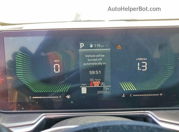 5XYRL4JC8SG365652 2025 KIA SORENTO Blue Вид щитка приладів