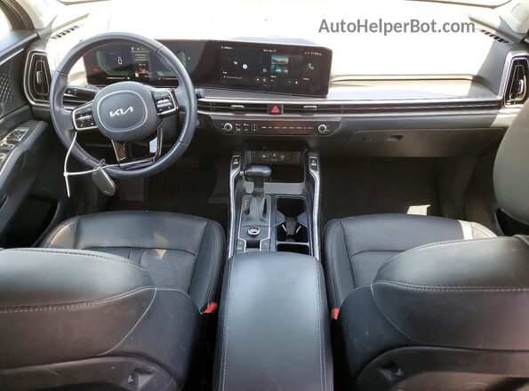 5XYRL4JC8SG365652 2025 KIA SORENTO Blue Вид панелі приладів