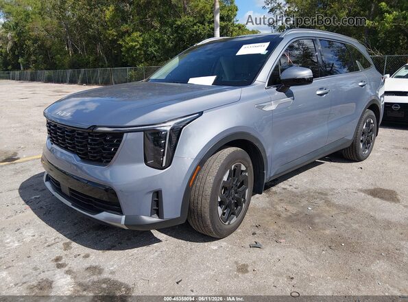 5XYRL4JC8SG378353 2025 KIA SORENTO Silver Front left