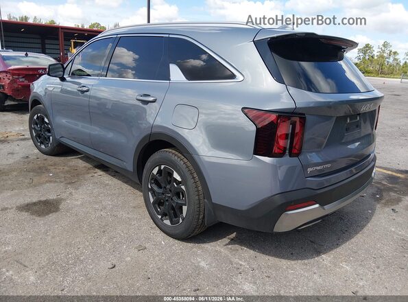 5XYRL4JC8SG378353 2025 KIA SORENTO Silver Rear left