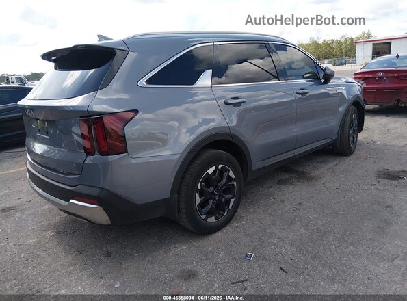 5XYRL4JC8SG378353 2025 KIA SORENTO Silver Rear right