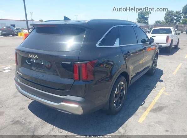 5XYRL4JC9SG361383 2025 KIA SORENTO Black Задня права чверть