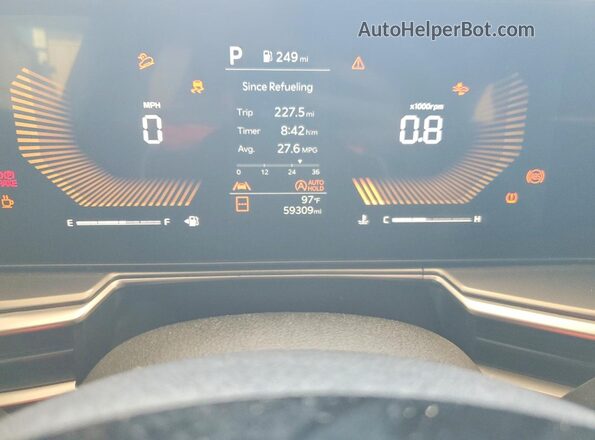 5XYRL4JCXRG289880 2024 KIA SORENTO Gray 