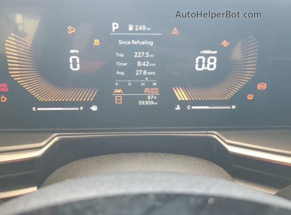 5XYRL4JCXRG289880 2024 KIA SORENTO Gray 