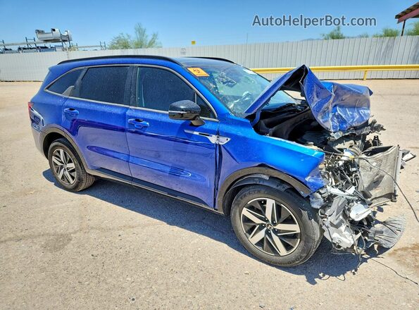 5XYRL4LC0MG008188 2021 KIA SORENTO Blue Front right