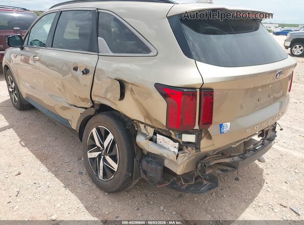 5XYRL4LC0MG056578 2021 KIA SORENTO Beige Front view