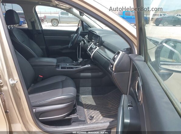 5XYRL4LC0MG056578 2021 KIA SORENTO Beige Front interior view