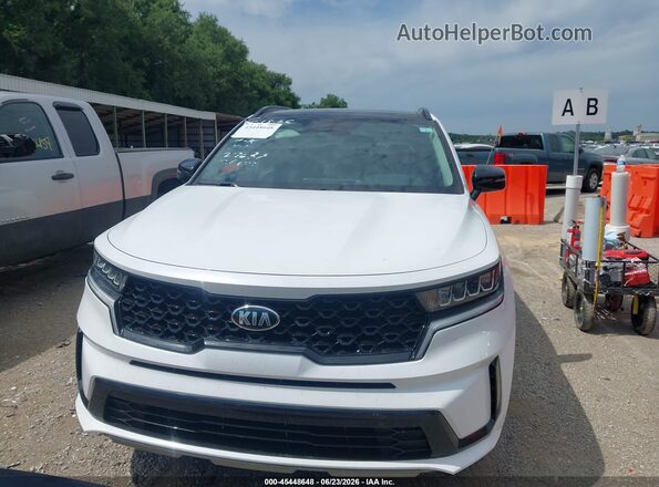 5XYRL4LC1MG011763 2021 KIA SORENTO White Widok zestawu wskaźników