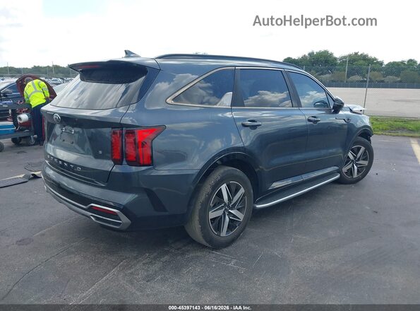 5XYRL4LC2MG018592 2021 KIA SORENTO Gray Rear right