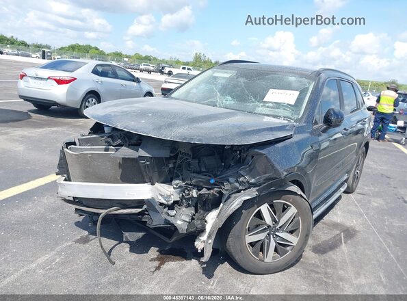 5XYRL4LC2MG018592 2021 KIA SORENTO Gray Front view