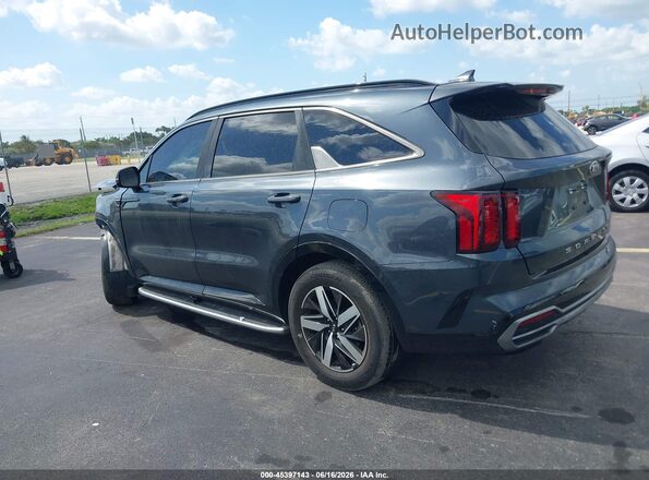 5XYRL4LC2MG018592 2021 KIA SORENTO Gray Rear left