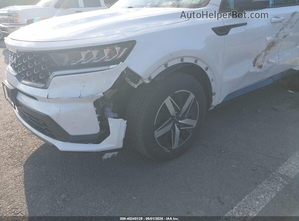 5XYRL4LC2NG139253 2022 KIA SORENTO White წინა ხედი