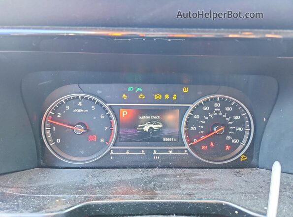 5XYRL4LC3MG017242 2021 KIA SORENTO Blue Սարքավորումների վահանակի տեսք
