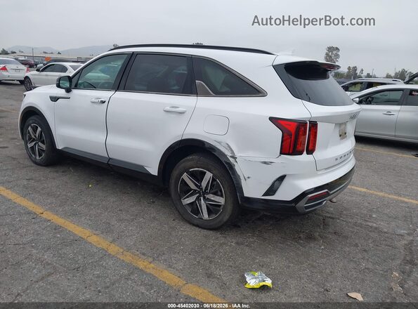 5XYRL4LC3NG132229 2022 KIA SORENTO White Հետևի ձախ