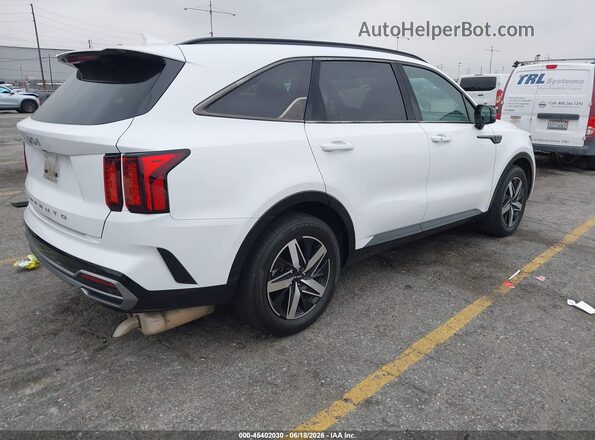 5XYRL4LC3NG132229 2022 KIA SORENTO White Հետևի աջ