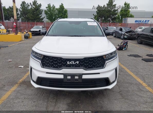 5XYRL4LC3NG132229 2022 KIA SORENTO White Սարքավորումների վահանակի տեսք