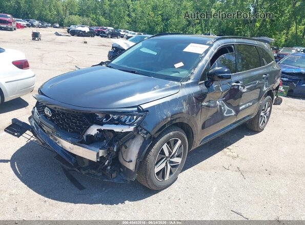 5XYRL4LC4MG002894 2021 KIA SORENTO Gray Front left