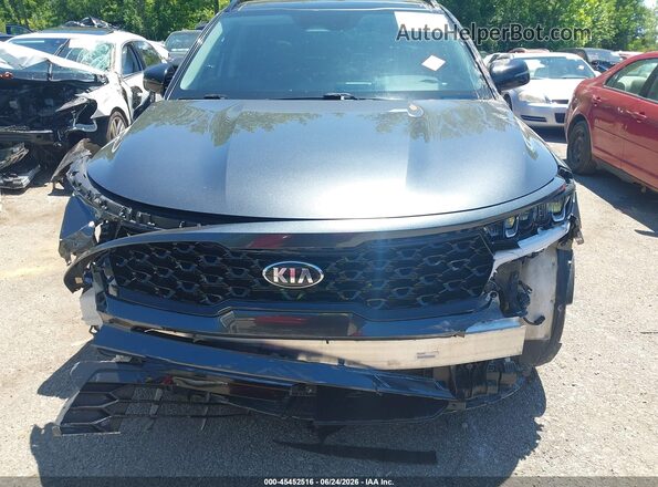 5XYRL4LC4MG002894 2021 KIA SORENTO Gray Dashboard view