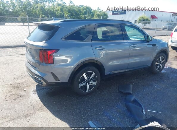 5XYRL4LC5MG041817 2021 KIA SORENTO Синий Задняя правая четверть