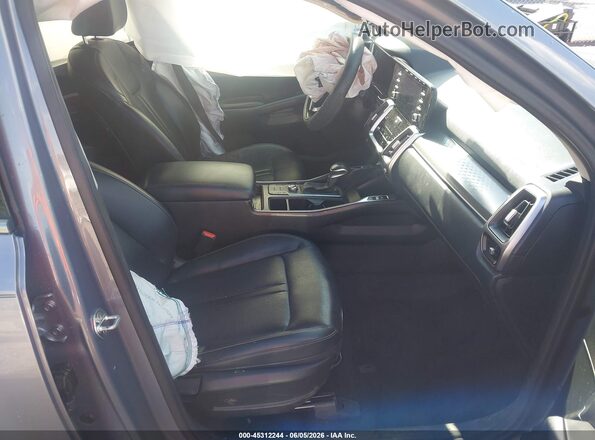 5XYRL4LC5MG041817 2021 KIA SORENTO Синий Вид салона спереди