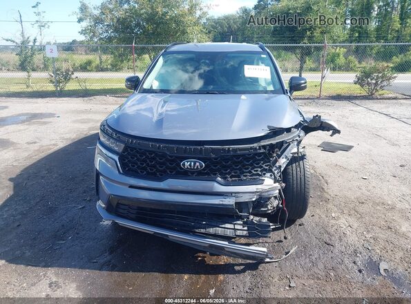 5XYRL4LC5MG041817 2021 KIA SORENTO Синий Вид панели приборов