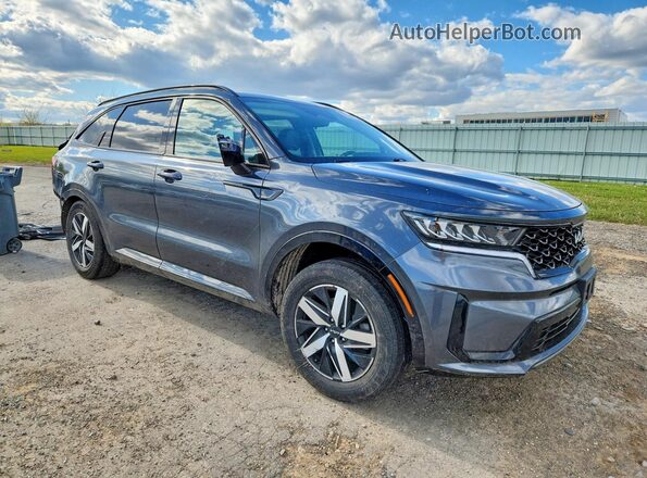 5XYRL4LC5NG140591 2022 KIA SORENTO Black Delantero derecho
