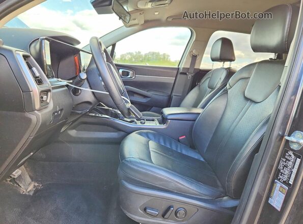 5XYRL4LC5NG140591 2022 KIA SORENTO Black Vista interior delantera