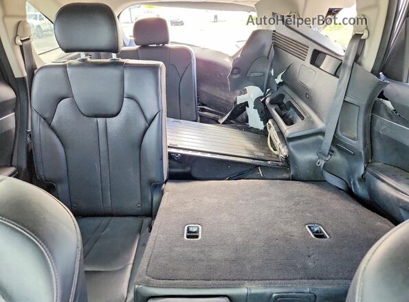 5XYRL4LC5NG140591 2022 KIA SORENTO Black Vista de los asientos traseros