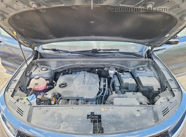 5XYRL4LC5NG140591 2022 KIA SORENTO Black Vista del compartimento del motor