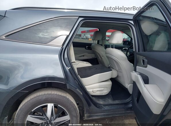 5XYRL4LC5PG196422 2023 KIA SORENTO Gray VIN sticker view
