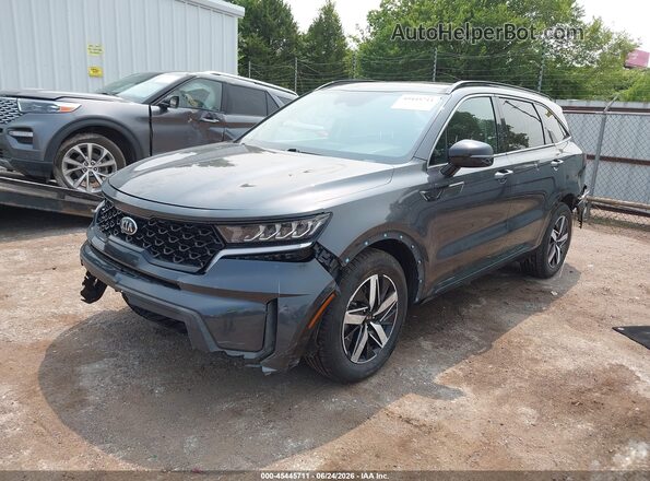 5XYRL4LC7MG038935 2021 KIA SORENTO Blue Front left