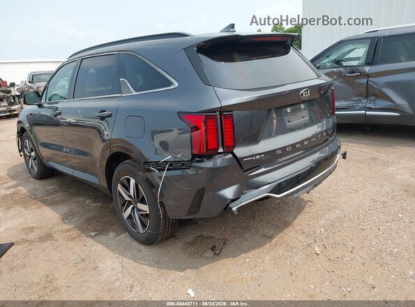 5XYRL4LC7MG038935 2021 KIA SORENTO Blue Rear left