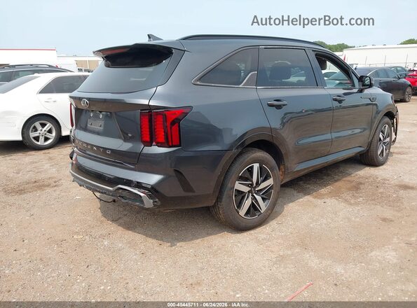5XYRL4LC7MG038935 2021 KIA SORENTO Blue Rear right