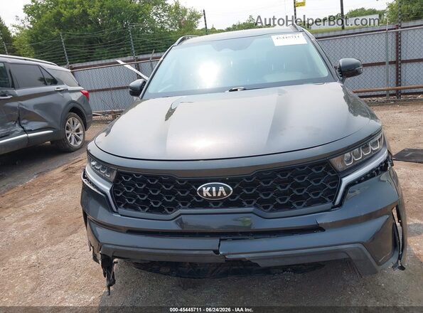 5XYRL4LC7MG038935 2021 KIA SORENTO Blue Instrument cluster view