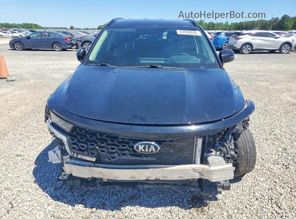 5XYRL4LC7MG045741 2021 KIA SORENTO Black წინა ხედი
