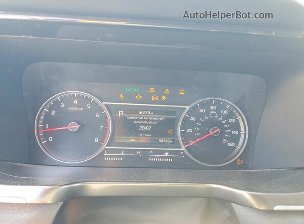 5XYRL4LC7MG045741 2021 KIA SORENTO Black ხელსაწყოთა პანელის ხედი