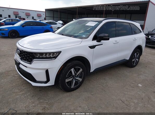 5XYRL4LC8MG056182 2021 KIA SORENTO White Front left