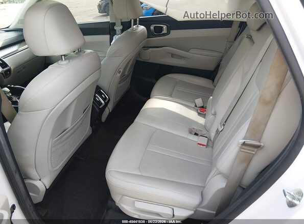 5XYRL4LC8MG056182 2021 KIA SORENTO White VIN sticker view