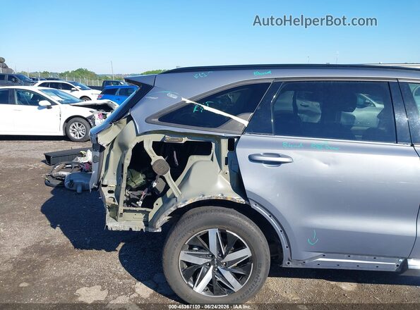 5XYRL4LC8NG126068 2022 KIA SORENTO Gray Դիմացի տեսք