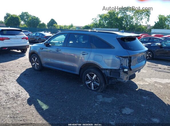 5XYRL4LC8NG126068 2022 KIA SORENTO Gray Հետևի ձախ