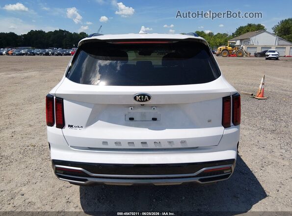 5XYRL4LC9MG051718 2021 KIA SORENTO White 
