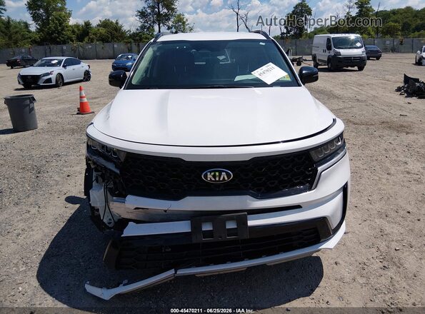 5XYRL4LC9MG051718 2021 KIA SORENTO White Vista del cuadro de instrumentos