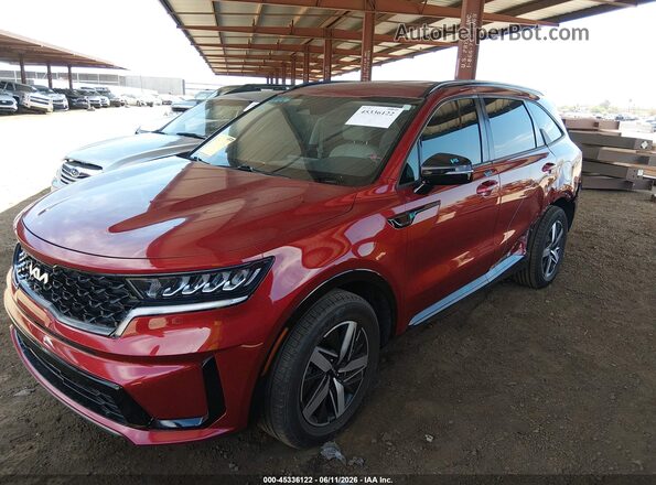 5XYRL4LC9PG191384 2023 KIA SORENTO Red Դիմացի տեսք