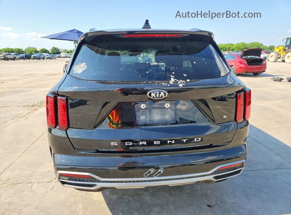 5XYRL4LCXMG049847 2021 KIA SORENTO Black Вид ззаду