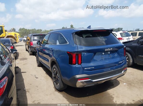 5XYRLDJC4SG326234 2025 KIA SORENTO Blue Trasero izquierdo