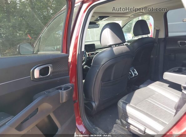 5XYRLDJC5RG293688 2024 KIA SORENTO Burgundy Vista de la etiqueta del VIN